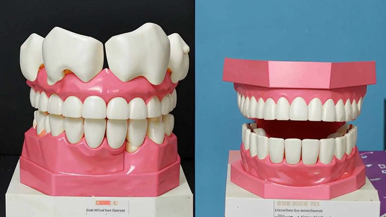 braces and quadrottic dentures