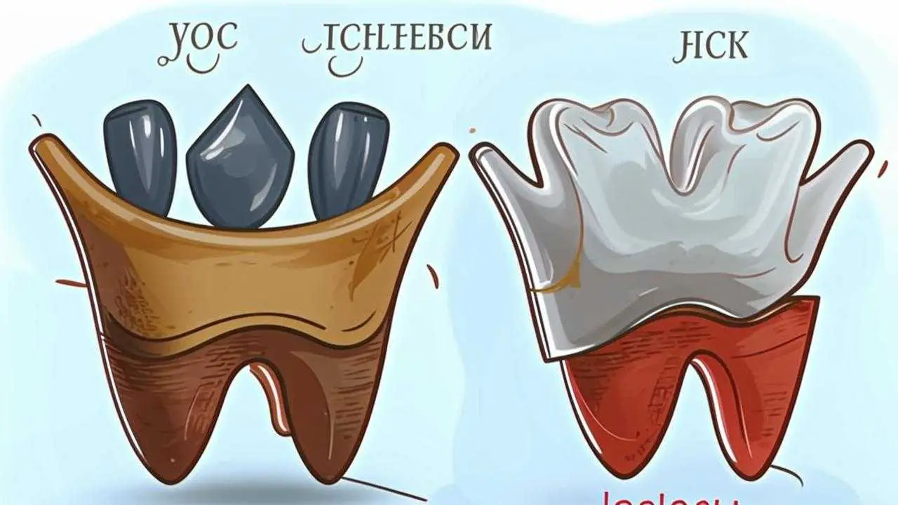 Fixation of crowns on your own teeth and on implants