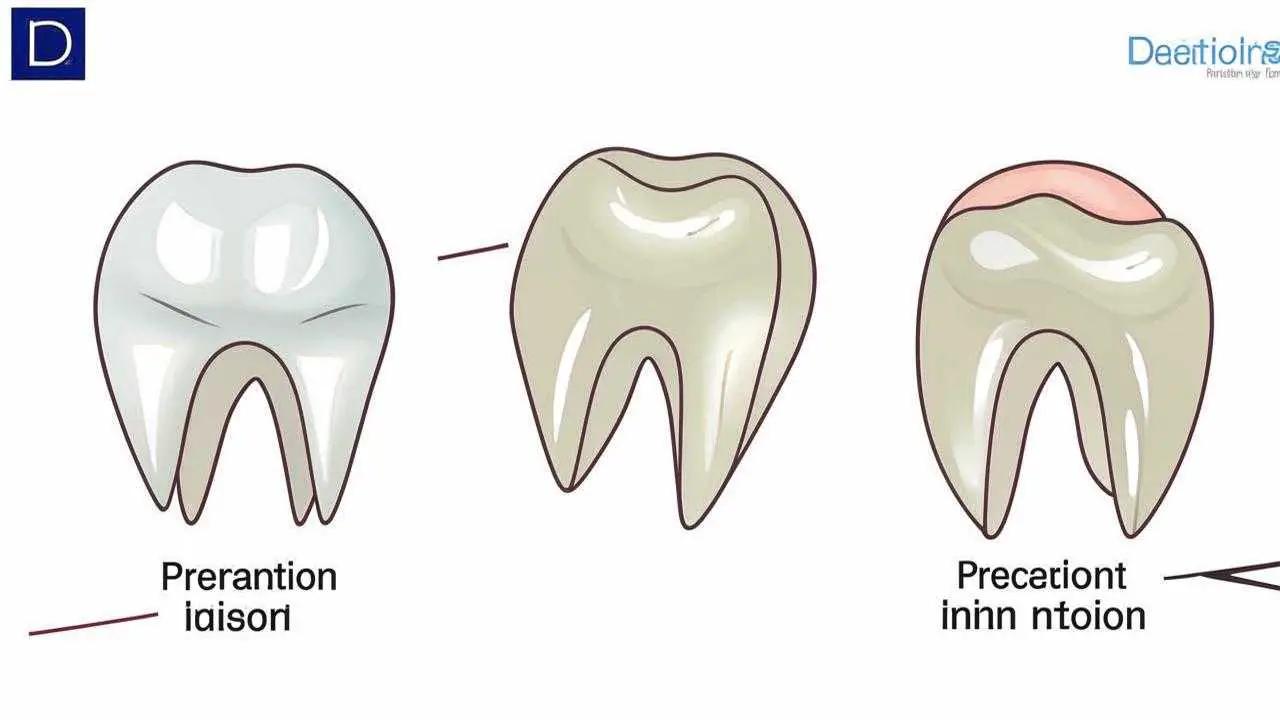 stages of dental crown placement