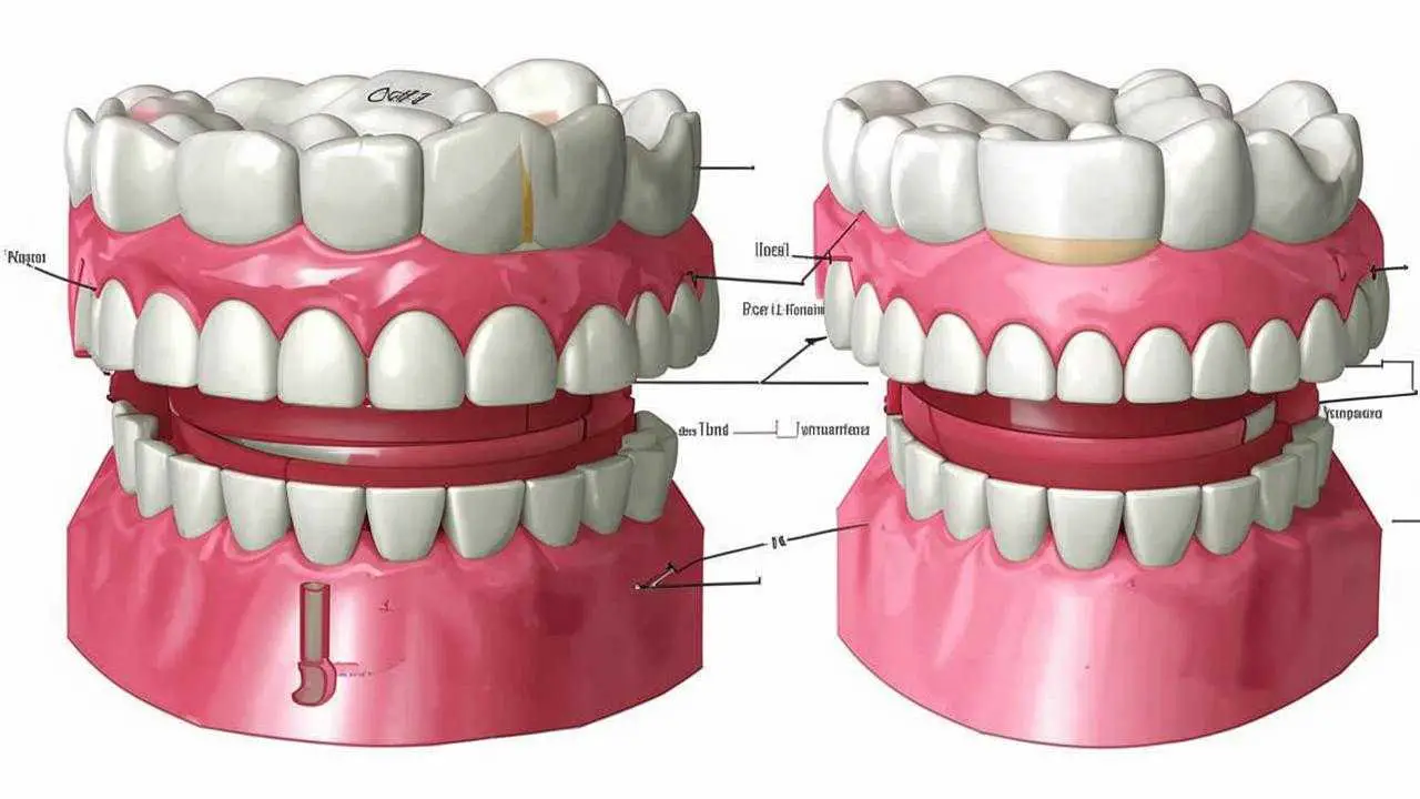 Cement and screw fixation of the dental bridge