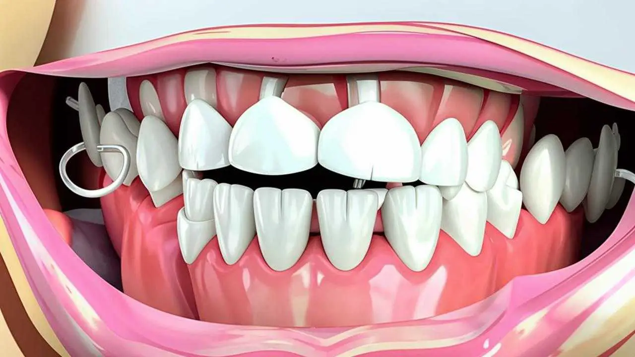 gingival recession during implantation